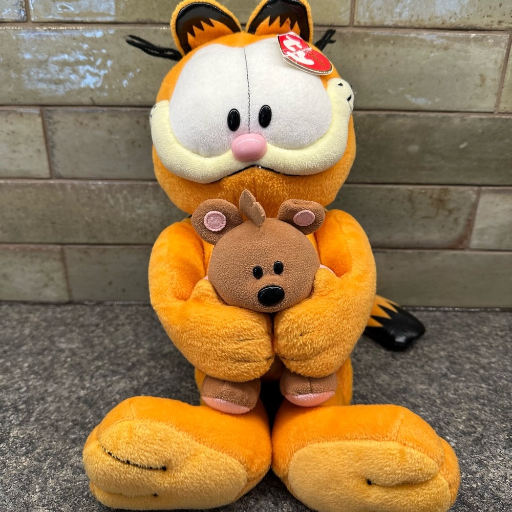 Ty Garfield And Pooky Plush